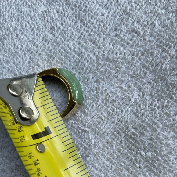 Jade gold 14k women’s ring or unisex - Picture 9 of 10